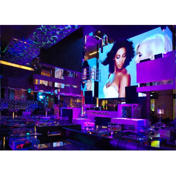 Ultra-Thin HD Rental LED Display , Commercial Advertising Led Display 43264 dot/㎡