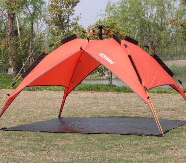 Não - anti tóxico - barraca de acampamento UV de 2 salas com materiais da proteção ambiental
