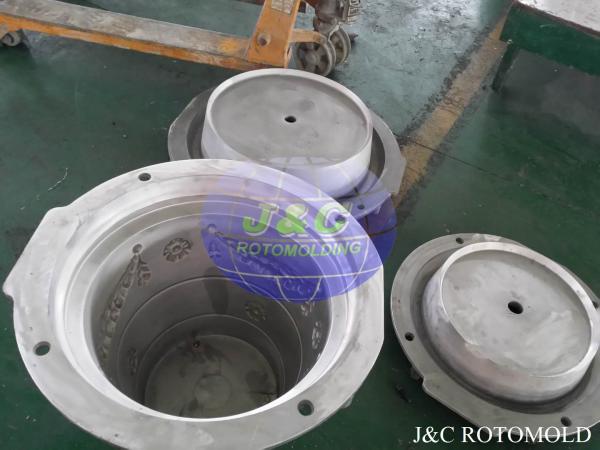 Customized Decorative Rotomolded Planters , Roto Molded Garden Patio Flower Pots