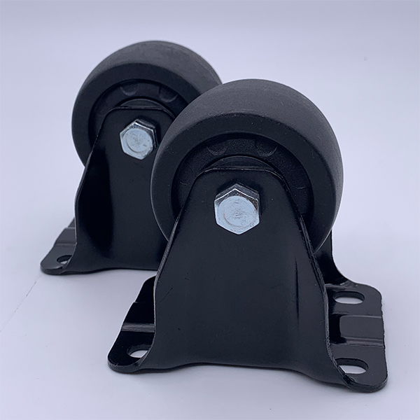 рицинус плиты низкопрофильного колеса нейлона черноты 2,5 дюймов твердый