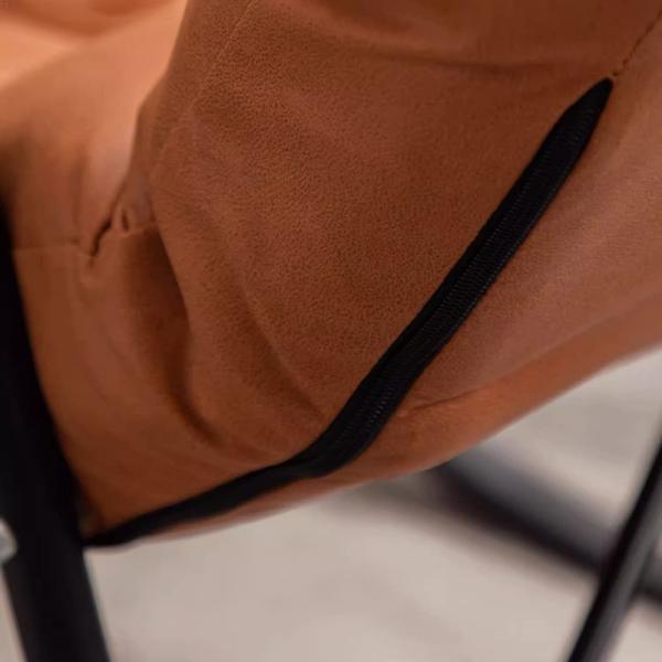 Rocking Chair Living Room Bedroom Lounge Armchair Comfy Accent ,Folding Small Sofa with Side Pockets