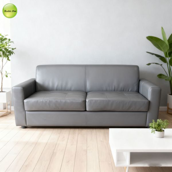 Single Convertible Sofa Bed Sleeping Foldable With Mattress Metal Frame