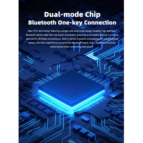 Fitness Tracking TWS Smart Watch Activity Monitoring 1.43 Inch Touch Screen Watch