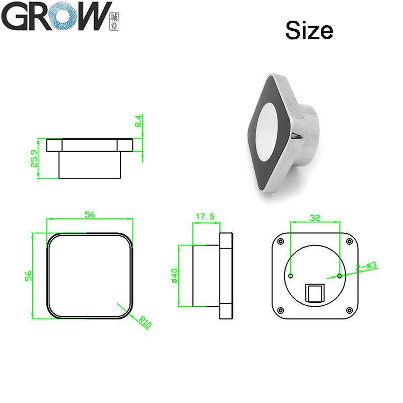 GROW GM810 серии DC5V 1D/2D QR сканер штрих-кода Модуль USB/UART Интерфейс для Arduino Windows Desktop Mobile Payment Reader