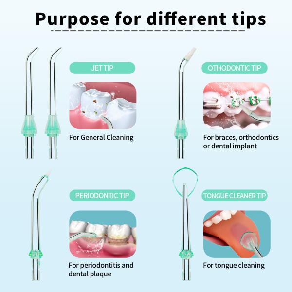 5 Modes Dental Water Flosser Mini Waterproof Oral Irrigator For Dental Care