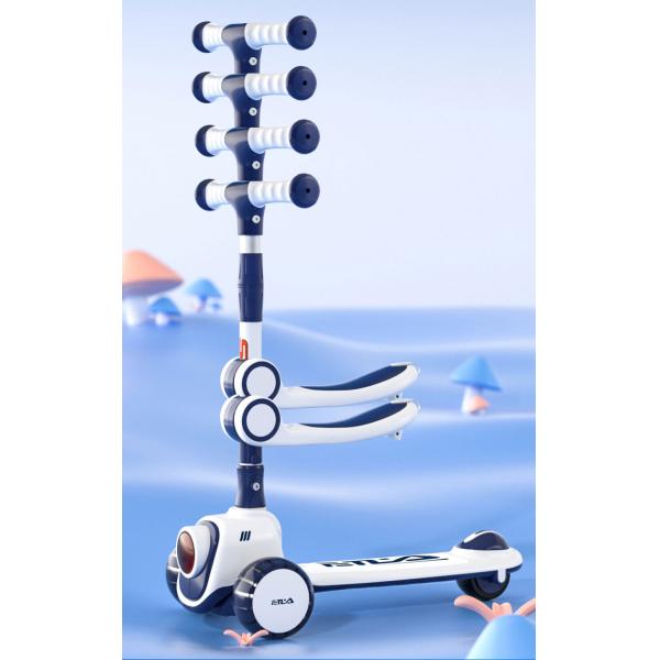 Scooter for Kids Ages 3-12 Foldable Height 4 Adjustable Collapsible Kick Scooter Max Load 200 LBS