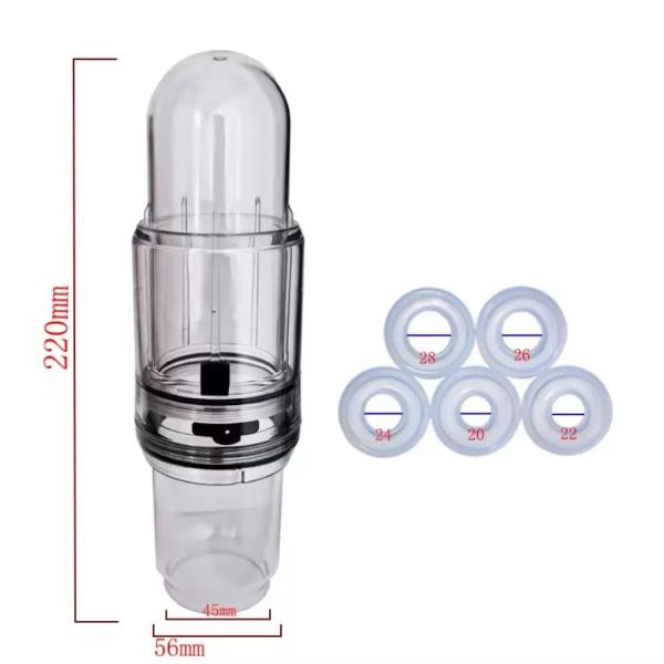 Men's Handheld Portable Fast Vacuum ED Lifting Suction Massage Meridian Dredging Instrument