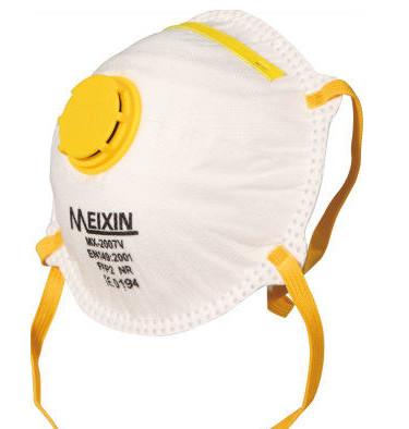 Comfortable FFP2 Face Mask  FFP Dust Mask White Color CE Certificated