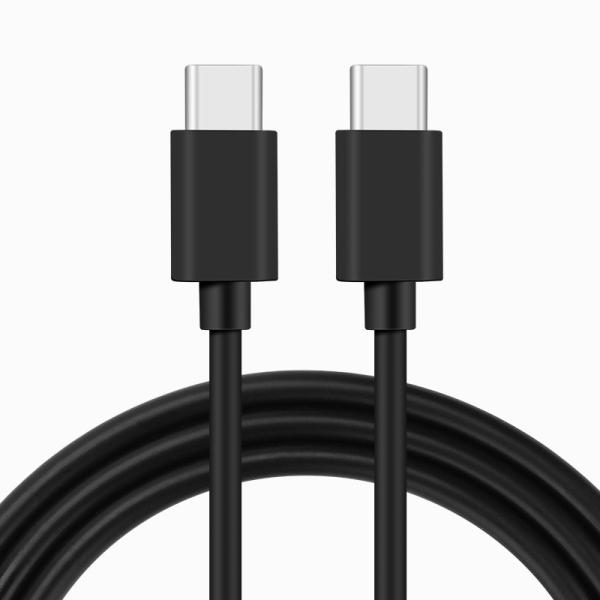 Round 3A Usb C To Type C Cable , Type C Charging Cable For Samsung Xiaomi