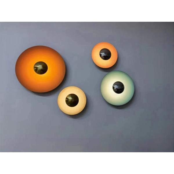 Decorative Wall Mounted LED Lamps , Indoor Wall Mount Light Fixture D600mm 12w