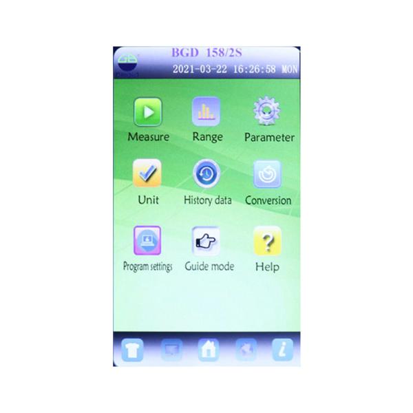 BGD 156-S Viscometro de pantalla táctil programable 0,3 - 100 RPM