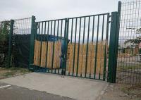 ISO14001 Steel Tube Welded Lightweight Metal Garden Gates