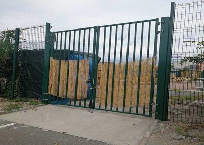 ISO14001 Steel Tube Welded Lightweight Metal Garden Gates