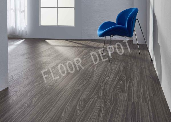 Wood Grain Stone Plastic Flooring , SPC Rigid Core Flooring Ixpe Click Lock