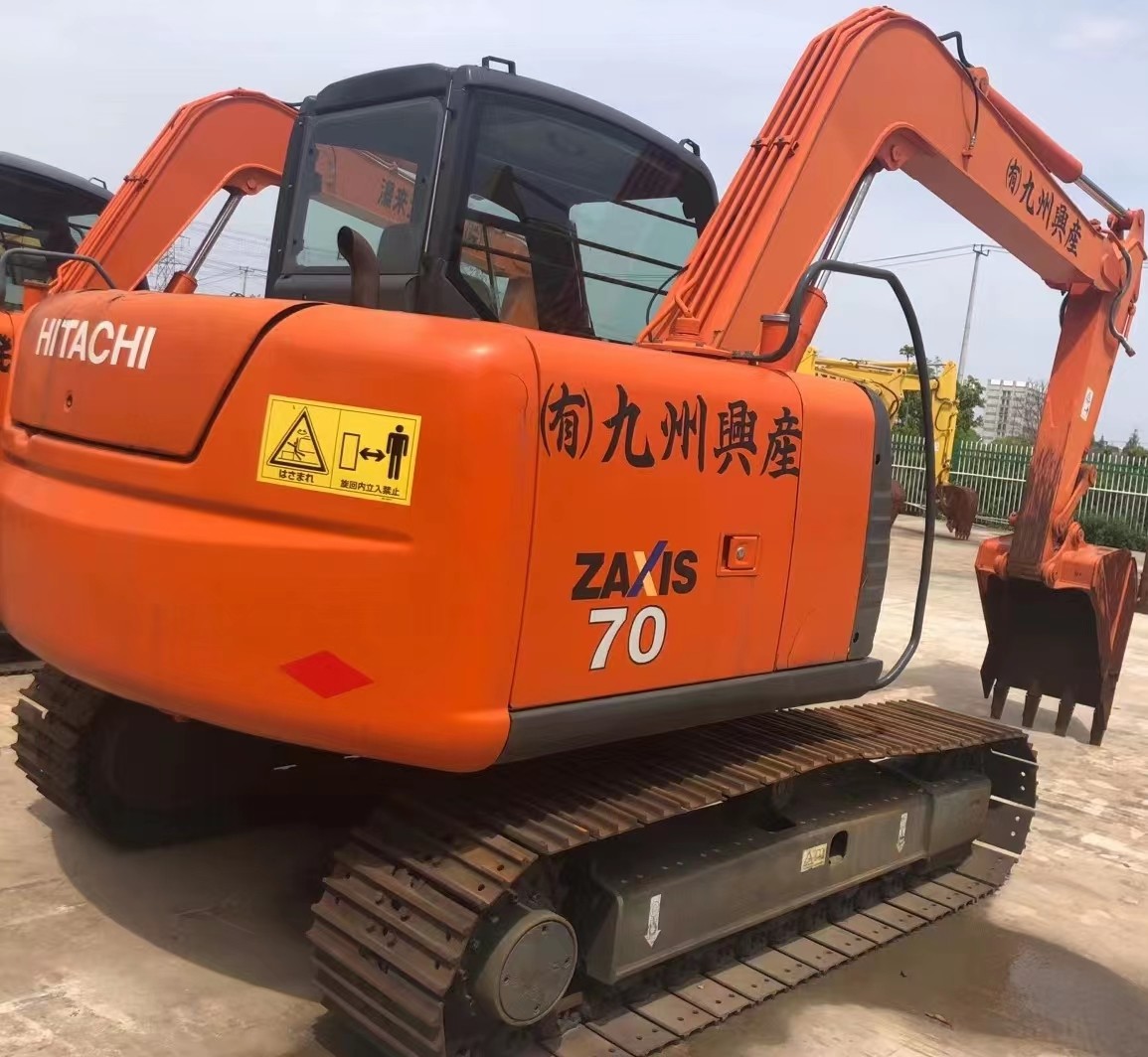 ZX70 Использованный экскаватор Hitachi экскаватор Crawler оборудован двигателем Isuzu