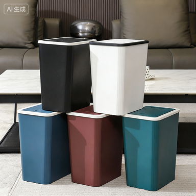 50 Liters Capacity Smart Sensor Trash Can with Sealed Odor Lock and Pop-up Lid for Narrow Spaces