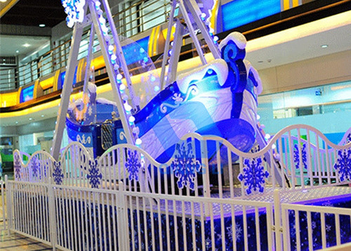 Mini Pirate Ship Ride , Kids Theme Park Rides With 12 Seats Capacity