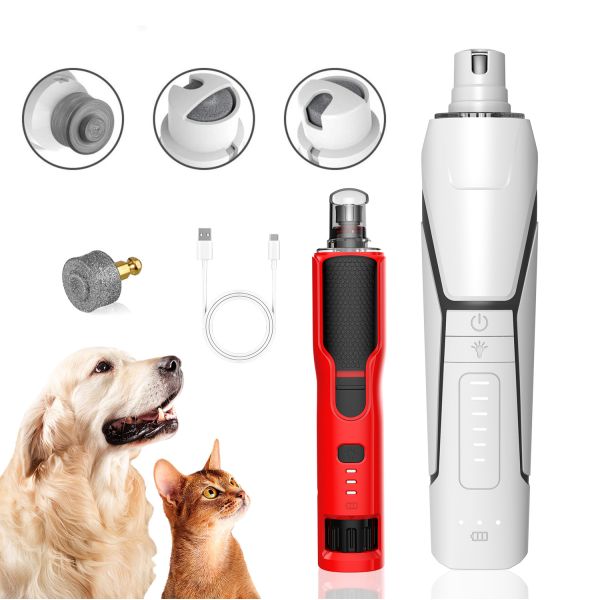 Adjustable Stainless Steel Hair Removal Mitts & Rollers for Cats & Dogs LED Rechargeable Safe Sharp Blade Portable