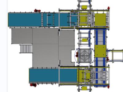 6000-36000 can/h machine automatique de chargement et de déchargement haute efficacité