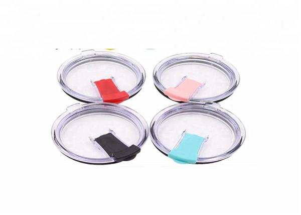 20 OZ 30 OZ Plastic Bottle Lids Tumbler Acrylic Straw Lids Pilfer - Proof