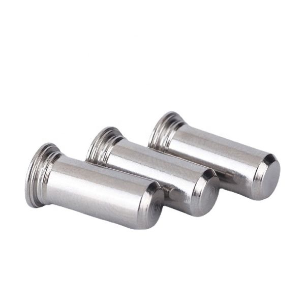 Passivated Finish Self Clinching Pilot Pins Stainless Steel Type TPS Flush Mounted