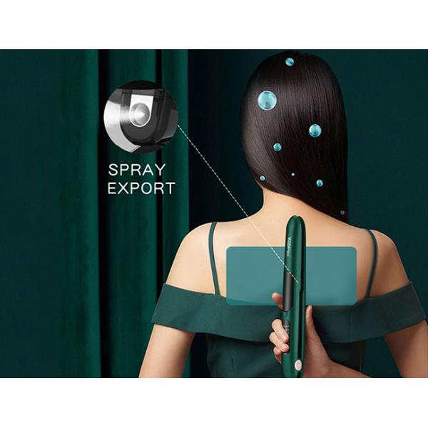 Анти- Frizz 2 в 1 портативной машинке утюга мини бесшнурового раскручивателя волос керамической плоской