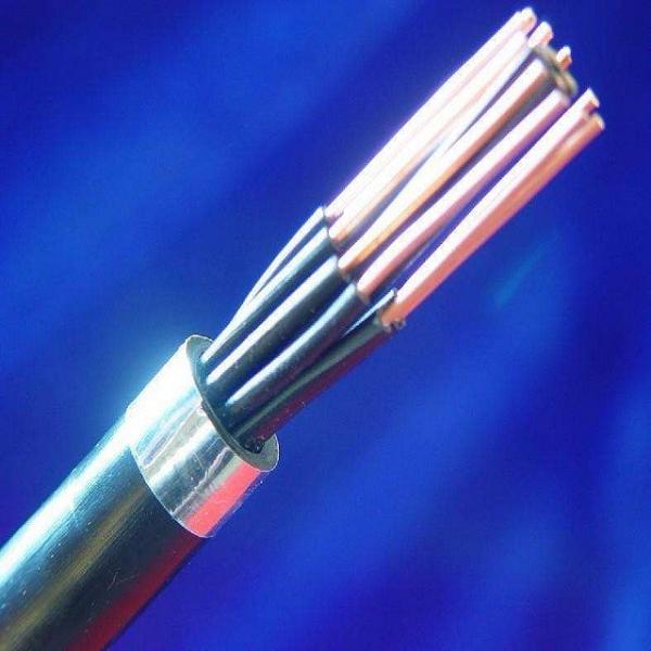 PVC Insulation Single conductor Armoured Control Cable KVV22 450/750V in black color