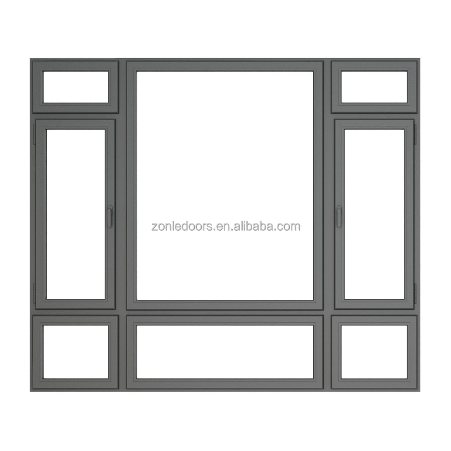 Warren Double Glazed Aluminium Sliding Window Aluminum Alloy Frame Double Glass Sliding Windows