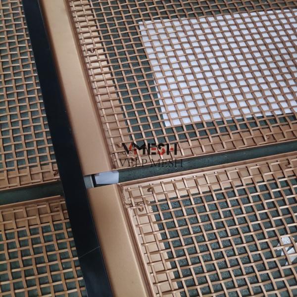 Customized Antique Brass Stainless Steel Decorative Metal Wire Mesh