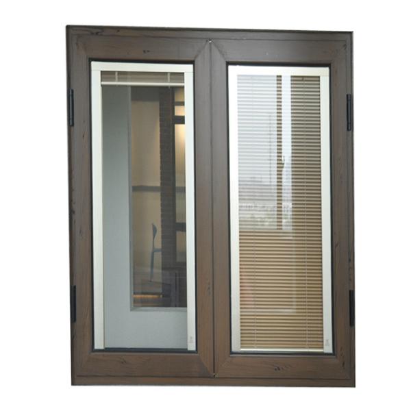 Black Aluminium Double Glazed Window Vertical Bridge casement sliding window casement aluminium window
