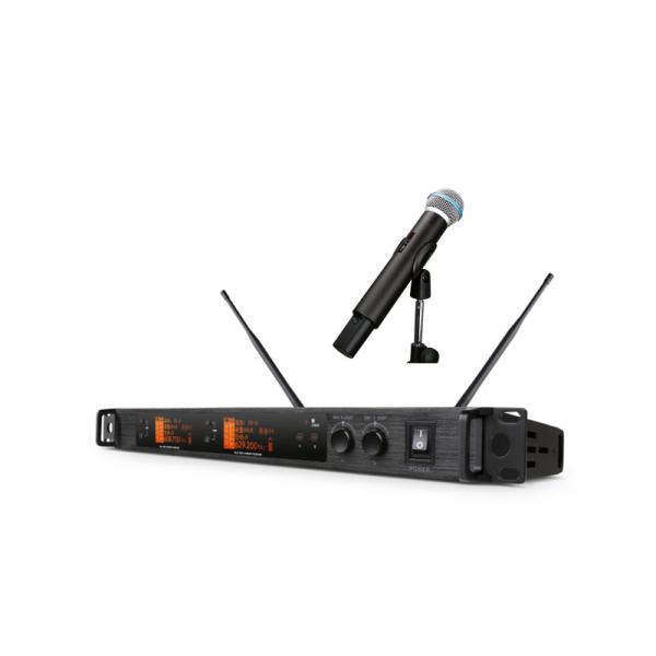80 Channels One Time UHF Wireless Microphone Handheld OEM 100M