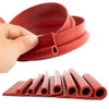 Heat Resistant High Temperature Extruded P Shaped Oven Door Seal Gasket Strip in Black/White/Red