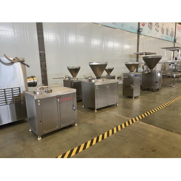 Electric Sausage Filling Machine Automatic Twisting Linking Function Variable Speed Control Commercial Stuffer