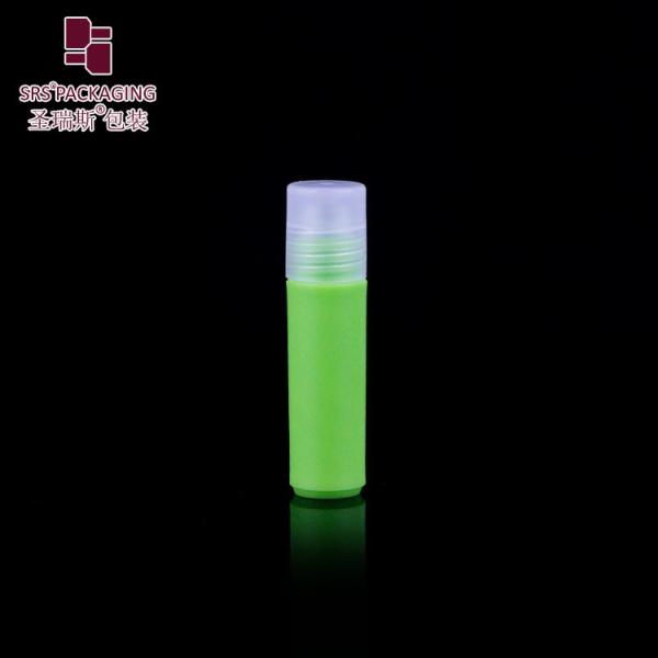 Eco Friendly PP Roll On Bottle White Screw Cap Stainless Steel Roll On Container Customization Available For