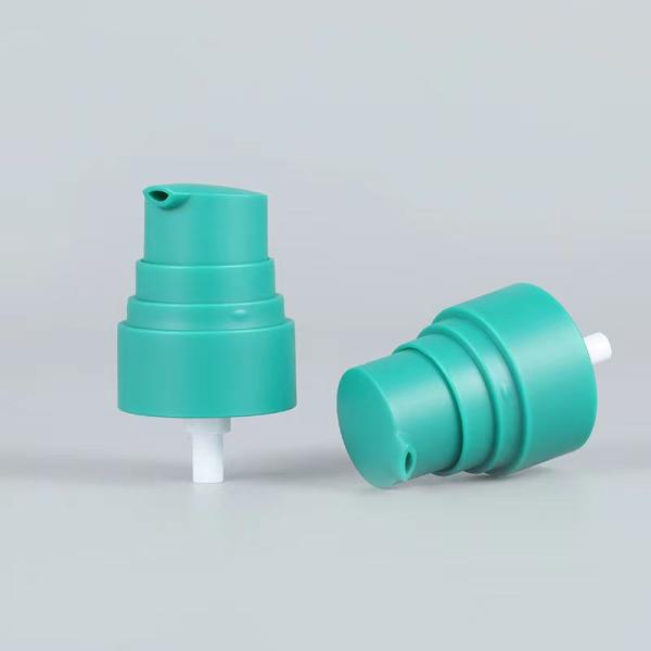 Customized Treatment Cream Pump 24/410 Green Double Step Plastic