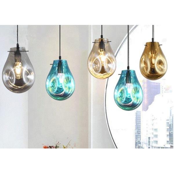 Глобус 30X30X40cm света нордического современного выдувного стекла дома E27 привесной