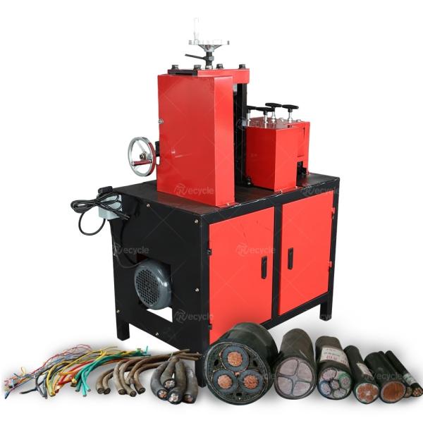 200-1000 Kg/d Capacity Professional Copper Wire Cable Peeling Machine with 99.99% Separation Rate