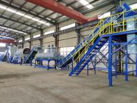 Stainless Steel Plastic Washing Recycling Machine With 4-5 Rollers 156 KW