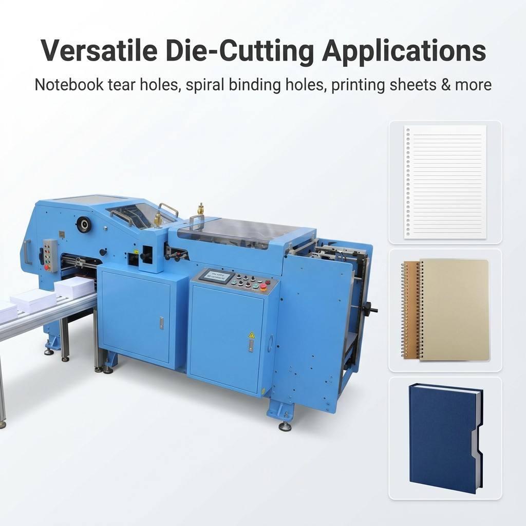 HX130P Automatic Punching Machine For Paper Cardboard PP Sheet Punching And Die Cutting Processing