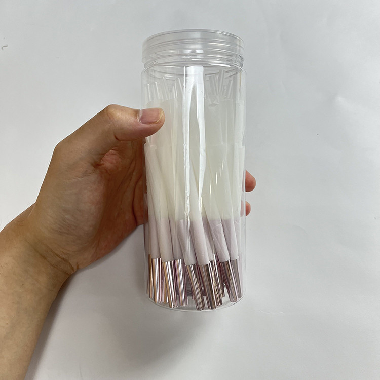 Напечатанный Biodegradable пинк Pre свернул бумажного короля Размера Уменьшения конусов 110x44mm