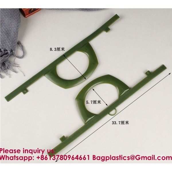 PLASTIC HANDLE PLASTIC HANGER HANDLE BAG HANGER BAG Wholesale Plastic Detachable Bag Handle Packaging Bag Handles Hanger White 13cm 20cm For Packing Gift Storage Bags Accessories