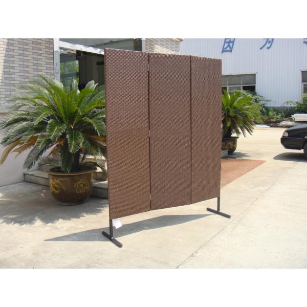 Outdoor Rattan Furniture Fence For Poolside / Lawn / Riverside