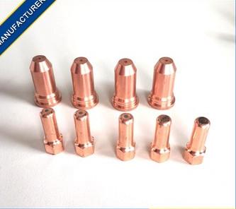 PT100 Nozzle Electrode Shield Plasma Cutting Torch Parts For Plasma Cutter Machine