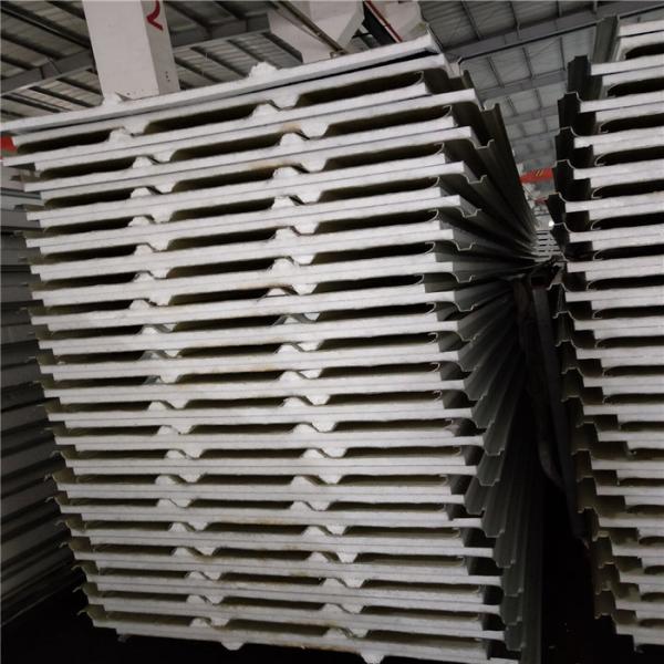 manufactured prefab home 30mm silver paper eps sandwich roof panels with 0.476mm for roof