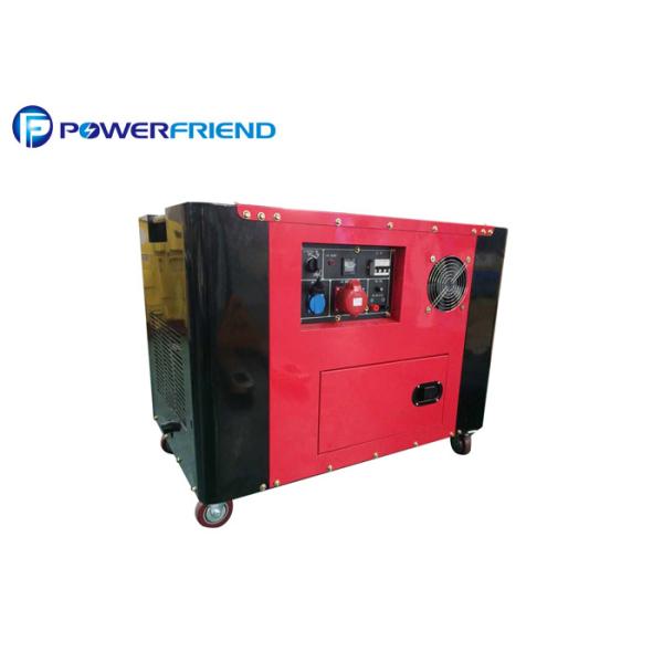 無声10kw小さい携帯用ディーゼル発電機の空冷3段階/単一フェーズ