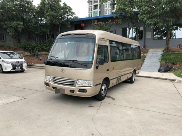 130km/H 95kw Diesel 2017 Year 15 Seats Used Coaster Bus YC. Engine
