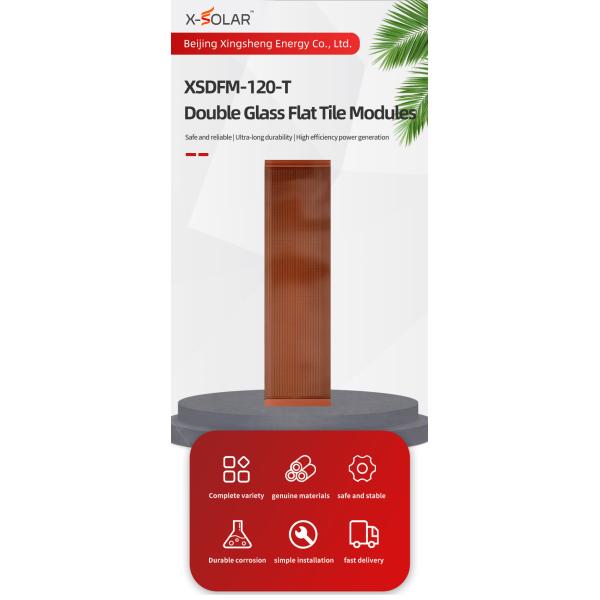 Flat Solar Tile Modules