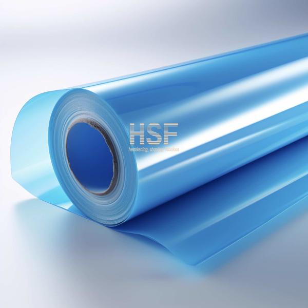 30 Micron Blue PET Fluorosilicone Coated Release Film