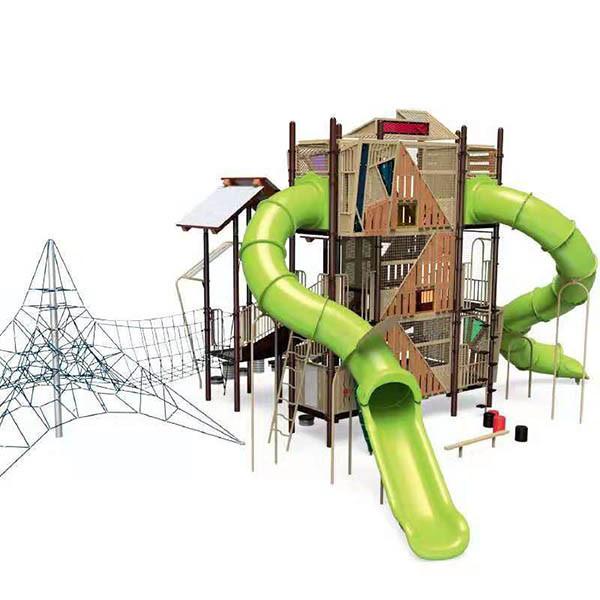 ODM Outdoor Amusement Park Equipment Fiberglass For Unisex Kids Play