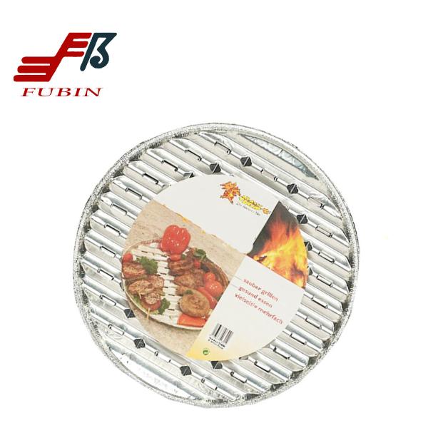 Round Aluminum Foil Baking Pan With Holes Thermal Insulation
